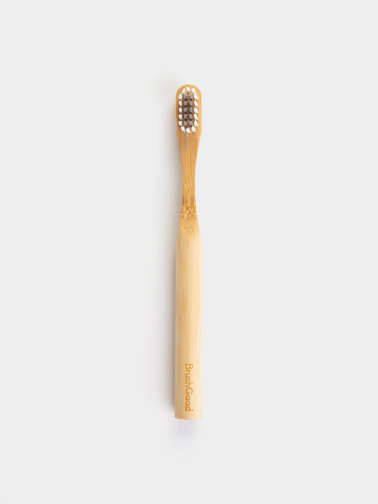 Kids Bamboo Toothbrush - Natural